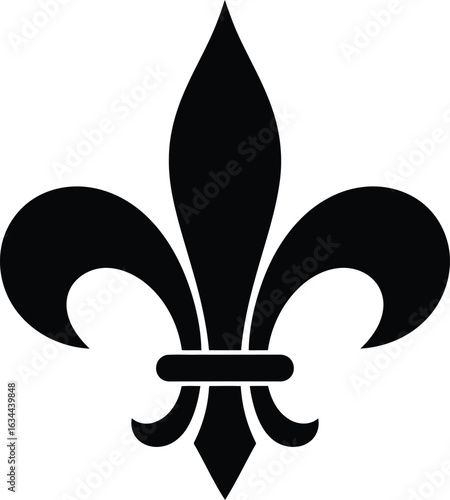 Fleur de lis vector symbol illustration design