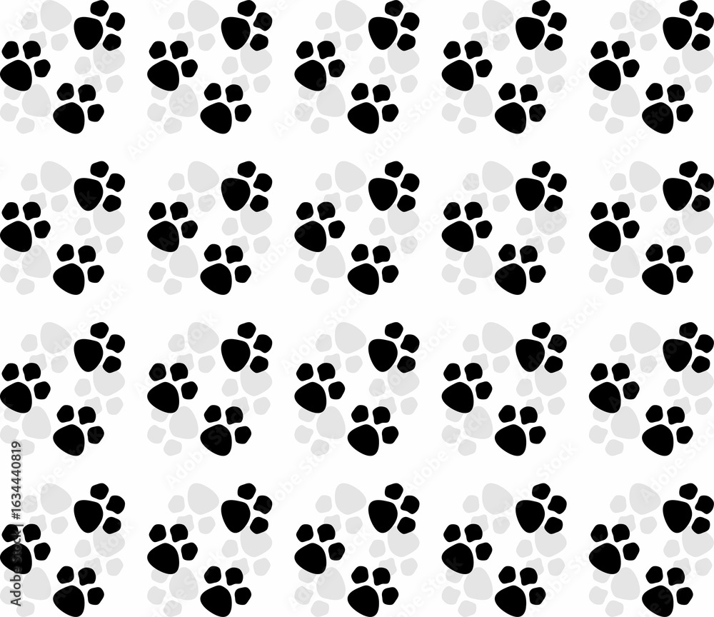 set of black and white circles
