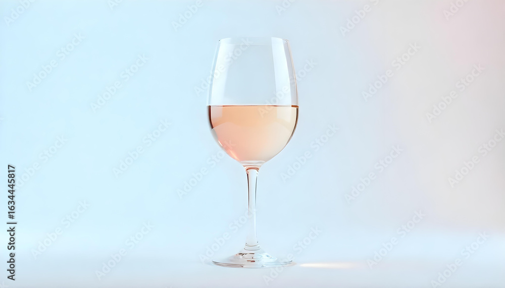 Fototapeta premium wine glass isolated on white background