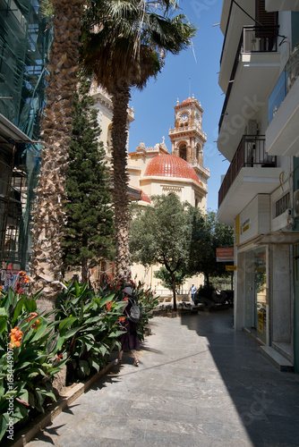 Heraklion, Crete, Greece: Minas Cathedral or Metropolitan Church is the Orthodox cathedral of the Archdiocese of Crete and seat of the archbishop