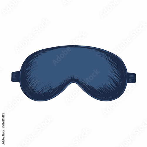 Soft sleeping mask for restful nights, navy blue sleep eyemask designed for comfort and relaxation. Ideal sleeping mask enhances sleep quality and promotes tranquil nights for better rest.