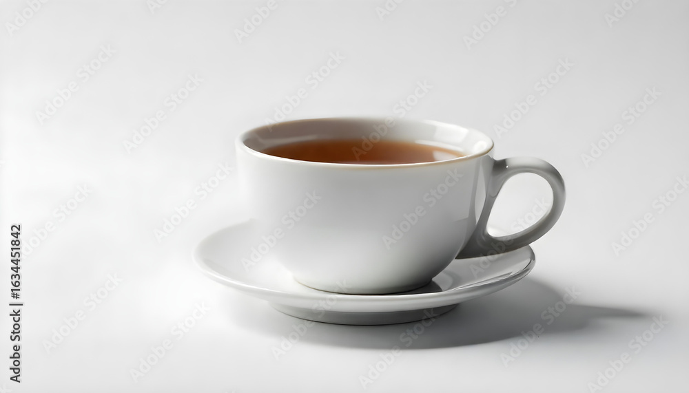 tea coffee cup with saucer isolate on white background tea coffee cup with saucer isolate on white background