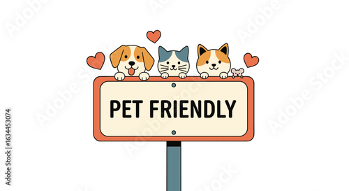Adorable animals welcoming you to our pet friendly establishment delightful companionship awaits