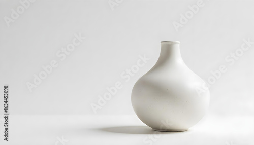 designer modern vase isolated on white backgorund