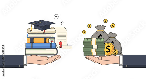 Understanding the financial return on investment for higher education degrees and academic pursuits