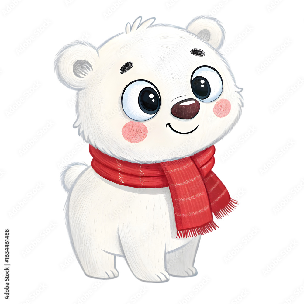 Fototapeta premium polar bear cartoon