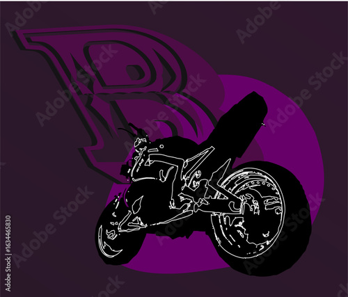 motorcycle on the road