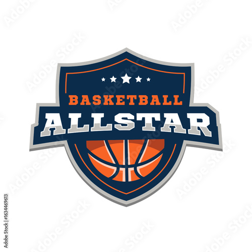Basketball All Star Sport Logo