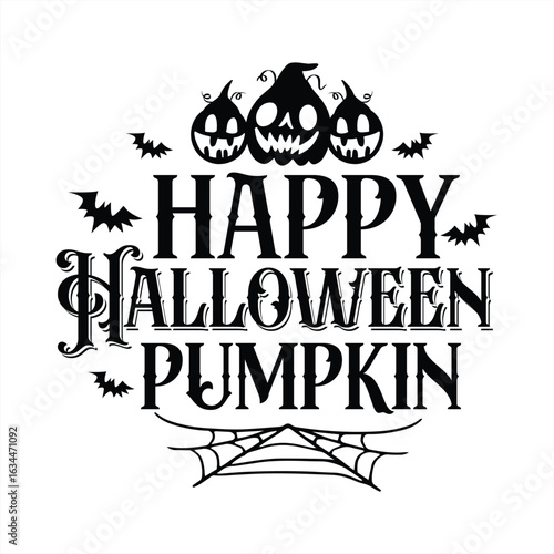 happy halloween pumpkin