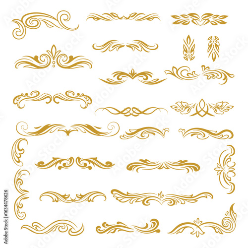 Elegant Abstractions Vector Decorative Ornamental Frames Collection