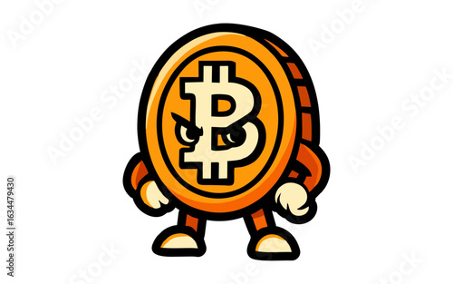 Bitcoin BTC and Ethereum ETH crypto logos. Cryptocurrency symbol set vector illustration 