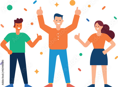 Team Celebrating Successful Marketing Campaign
