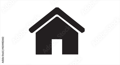 Web home icon for apps and websites, House icon, Home sign in circle or Main page icon