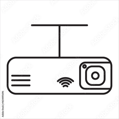 Projektor icon outline vector