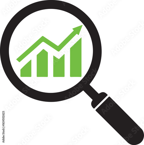magnifying glass integrate graph