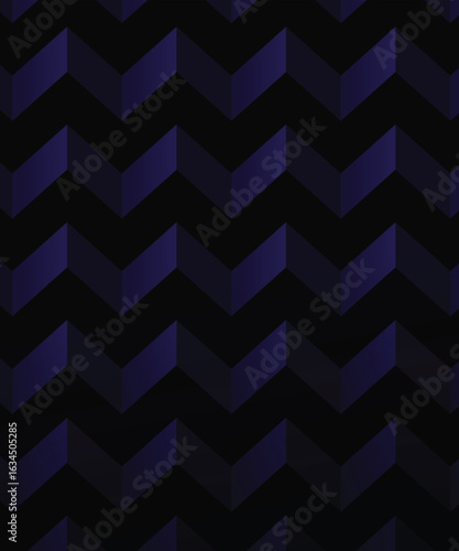 Quadro su tela Vector illustration of geometric triangle pattern, black and purple