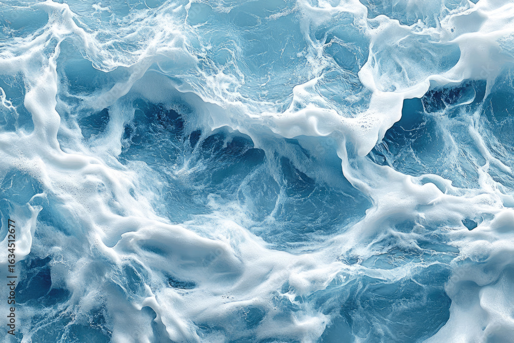 Fototapeta premium High Resolution Digital Water Texture on Plain Background