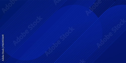Abstract blue background. Modern simple blue geometric design. Minimal shapes. Suit for booklet, brochure, banner, poster, website, flyer, cover, corporate, backdrop. Vector illustration