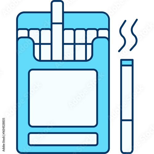 Cigarette Icon Illustration