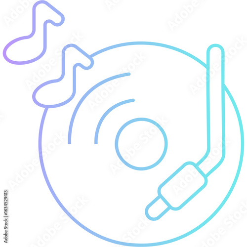 Gradient Vinyl Icon