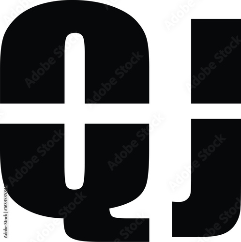 QJ,JQ,Q,J,J,Q abstract, letters, logo, monogram, style, symbols, ambitions, icons,
