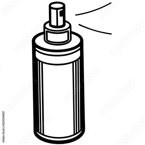 spray bottle vector