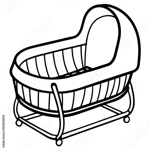 baby carriage vector illustration