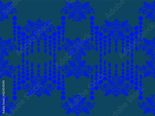 
Classic Damask Seamless
Pattern - Vector Illustration for Elegant Textile
Design,Damask,Jacquard loom, Brocade, Satin weave,ethnic, geometric, textile, fabric, motif, retro