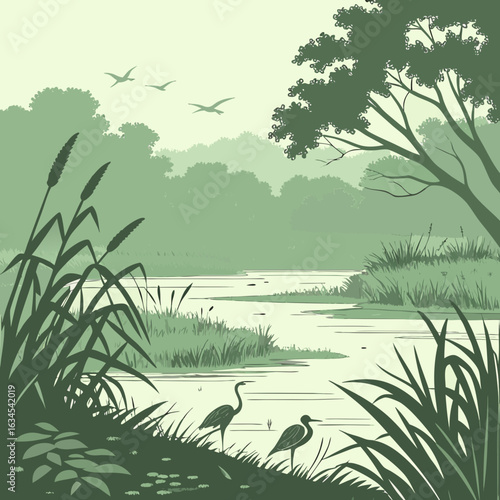 Landscape vector 