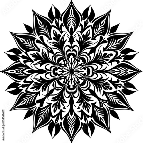 Abstract flower icon