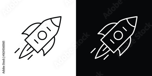 Startup icon art Illustrations. premium line icons