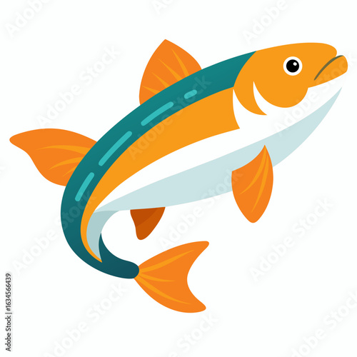 illustration of goldfish in water