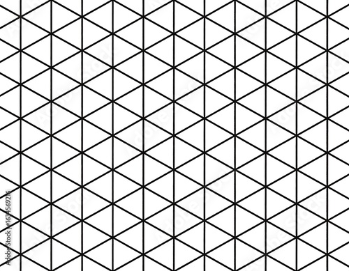 Geometric pattern of repeating triangles