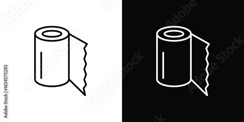 Bandage roll icon art Illustrations. premium line icons