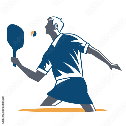 Tennis player isolated on a white background tennis player sports player vector 
