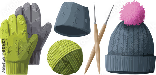 Knitting supplies and accessories