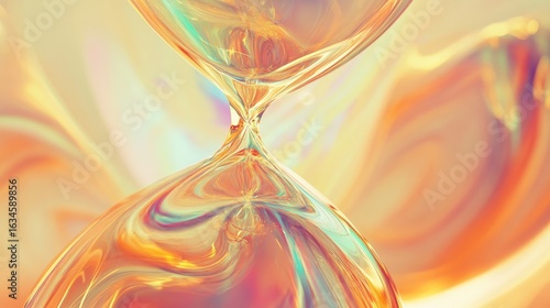 Dreamlike Flow of Liquid Gold Tones