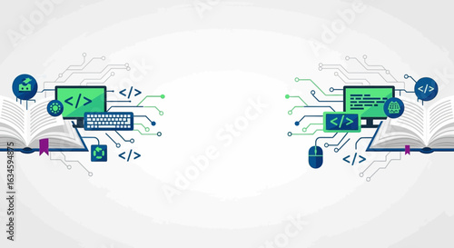 Conceptual Illustration of Software Development and Programming Education Process