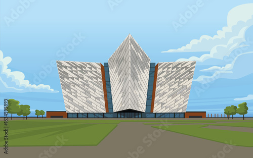  Titanic Belfast building and Maritime Mile