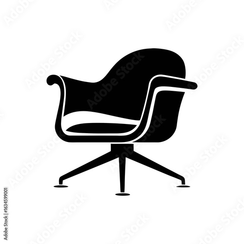 black office chair
