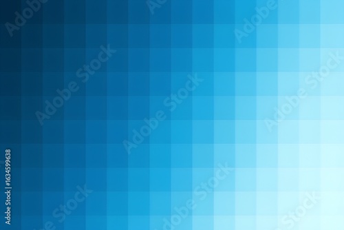 Blue square grid pattern background with a gradient from dark to light