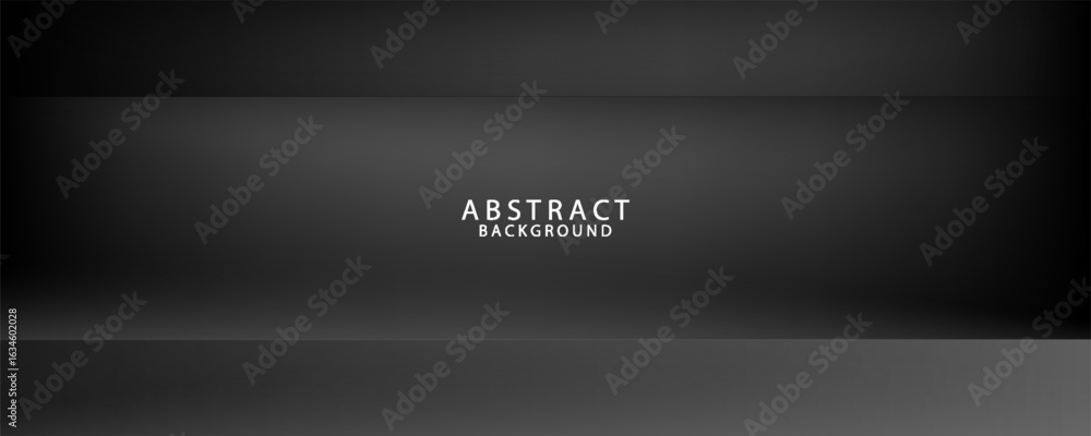 Fototapeta premium Black abstract background. Elegant dark diagonal shape elements.