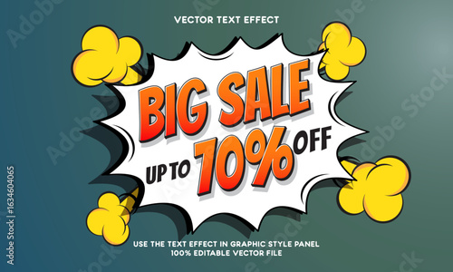 Big sale with cartoon style black friday for promotional banner poster
