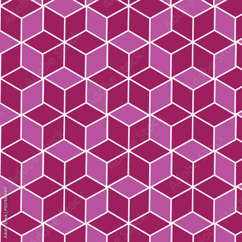A seamless hexagonal geometric pattern for a digital wallpaper design