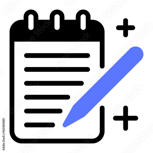 This Notes icon is suitable for College, School, Education, etc.