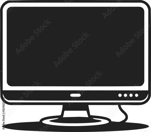 Computer monitor, desktop screen, display unit, electronic device for digital viewing, technology equipment, monitor design