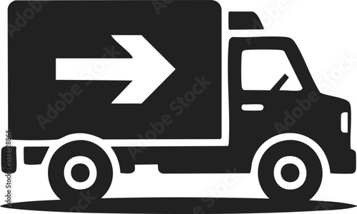 Delivery truck, moving vehicle, cargo transport, logistics transportation, freight carrier, delivery service