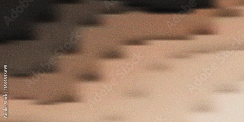 Beige brown black grainy gradient background dark noise texture for abstract banner header poster design