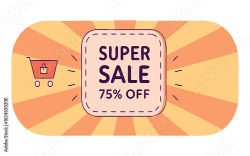 Super Sale offering 75% off — perfect for bargain hunters