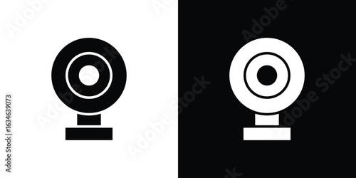 Webcam icon, simple flat style. for ui or ux designs